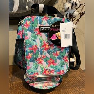 Betsey Johnson Floral Lunch Tote, NEW!